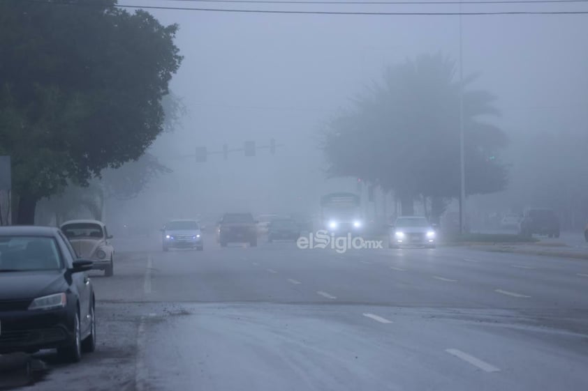 Neblina sorprende a laguneros