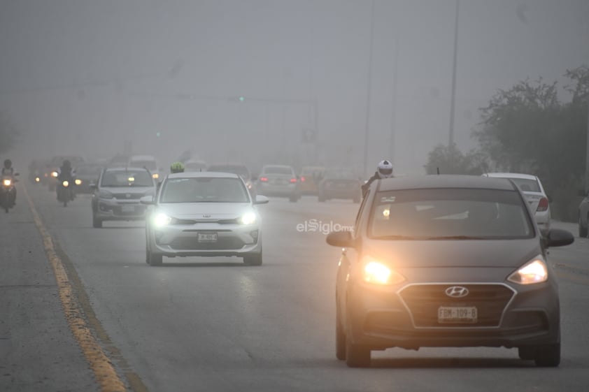 Neblina sorprende a laguneros