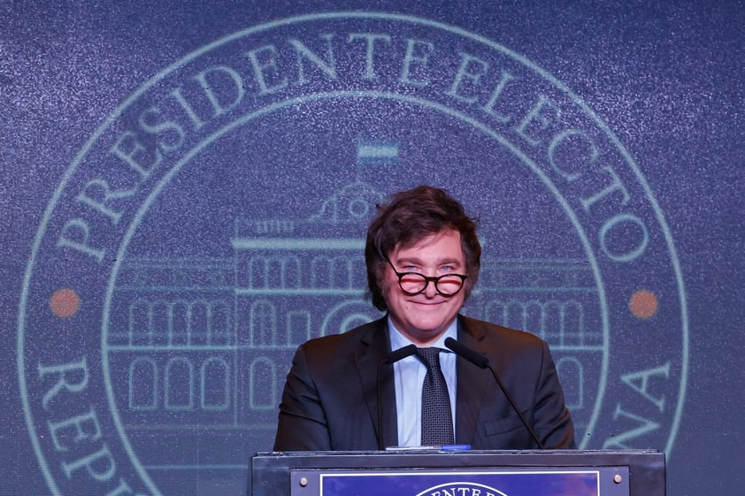 Javier Milei, electo presidente de Argentina