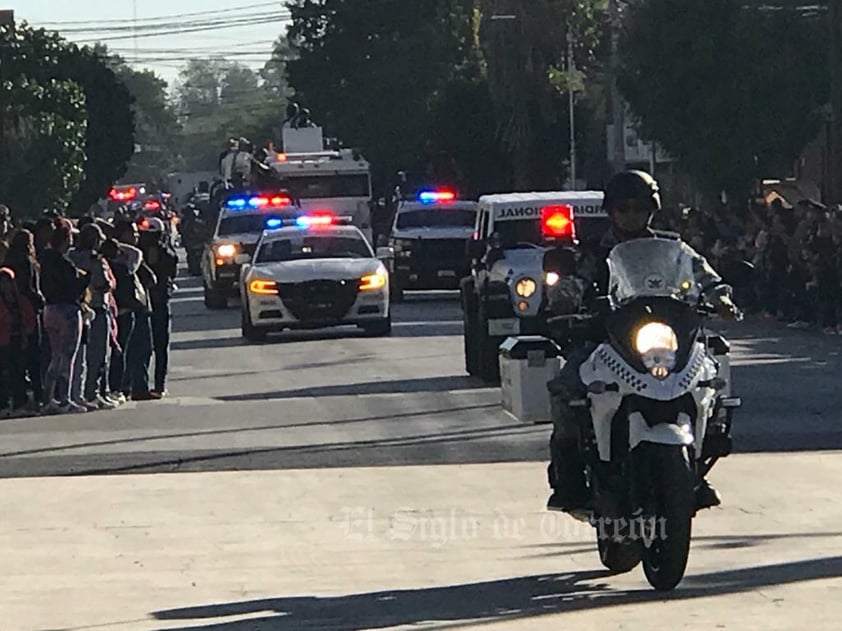 Desfile en conmemoración de la Revolución Mexicana en Torreón