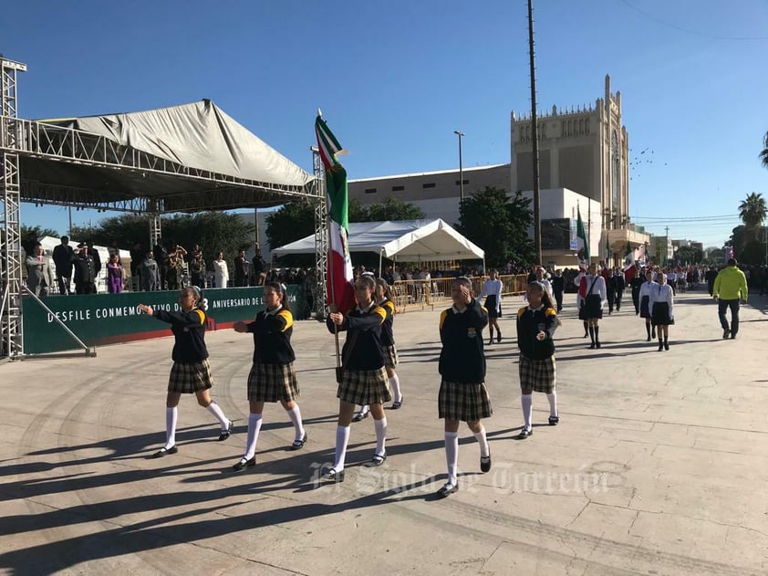 Desfile en conmemoración de la Revolución Mexicana en Torreón