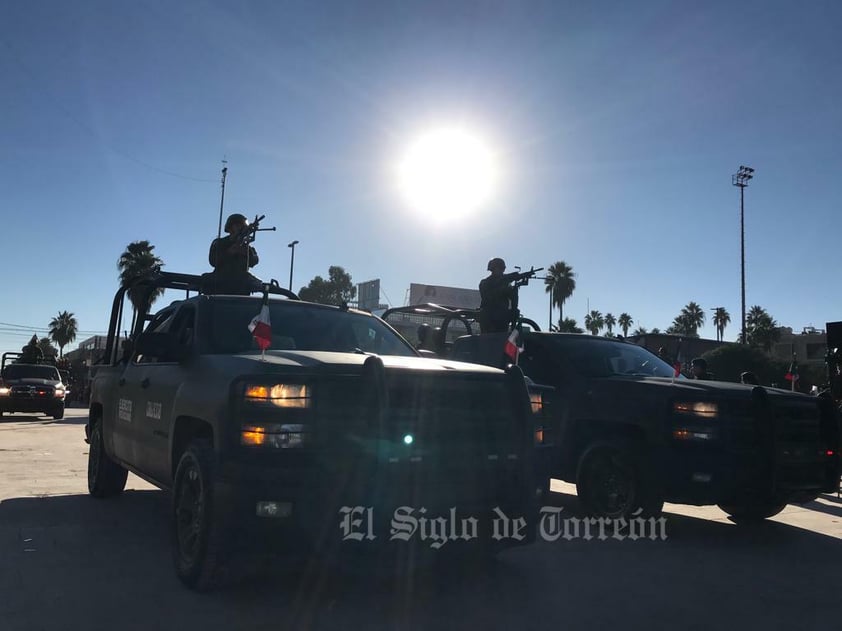 Desfile en conmemoración de la Revolución Mexicana en Torreón