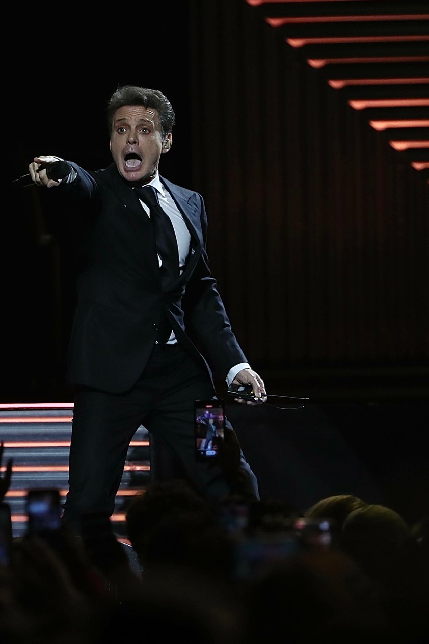 Imágenes de la presentación de Luis Miguel en CDMX