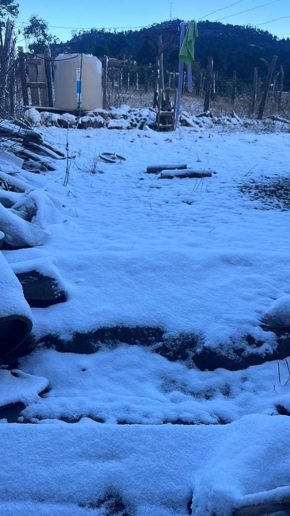 Nevadas este miércoles 22 de noviembre de 2023.