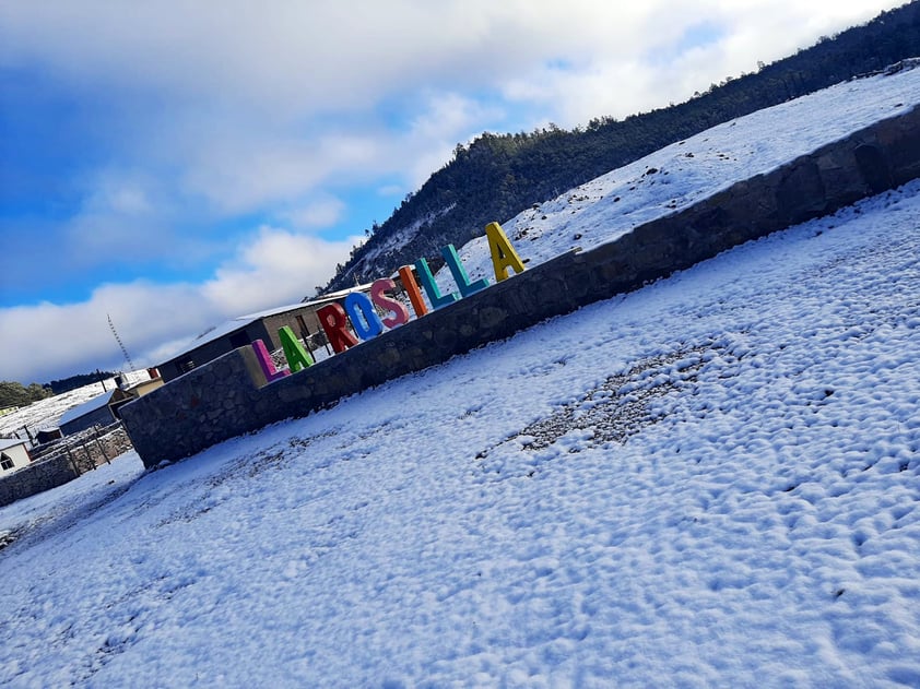 La nieve dejó paisajes espectaculares.