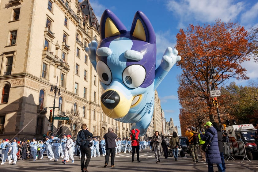 Celebran el desfile de Macy's por el Día de Acción de Gracias 2023