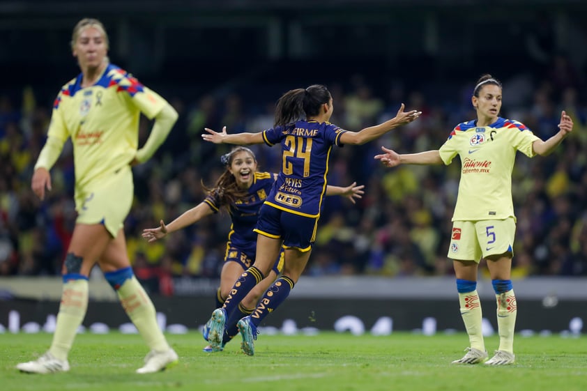 Tigres Femenil golea al América