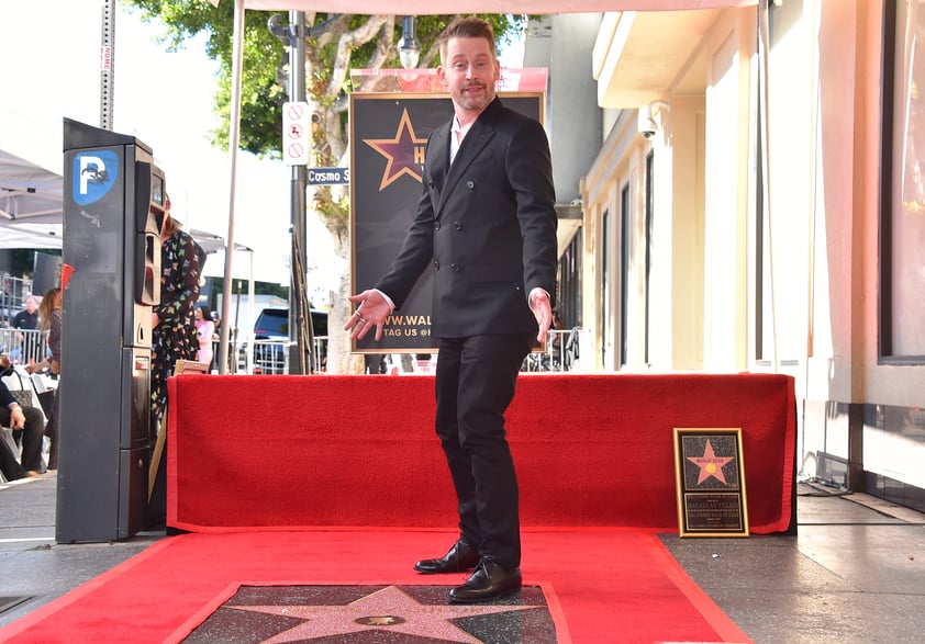 Macaulay Culkin recibe su estrella en el Paseo de la Fama de Hollywood