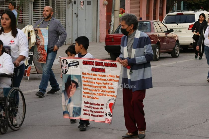 Familiares de desaparecidos peregrinan y piden por encontrar a sus seres queridos