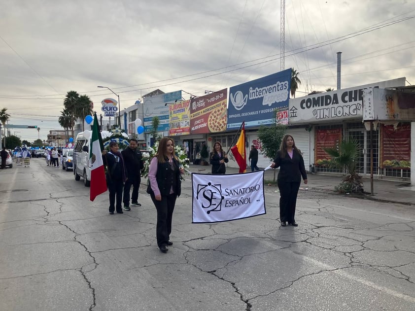 Peregrinaciones guadalupanas de trabajadores de Salud en Torreón 2023