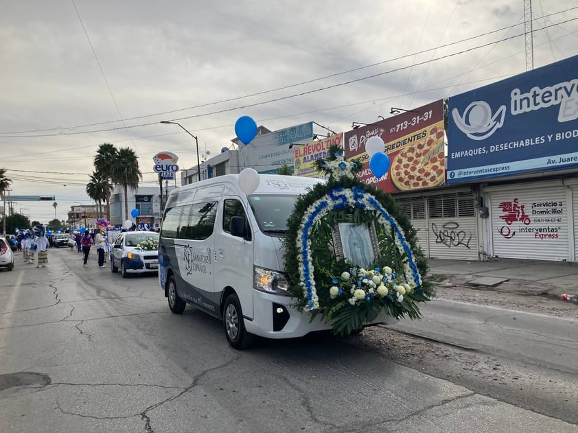 Peregrinaciones guadalupanas de trabajadores de Salud en Torreón 2023