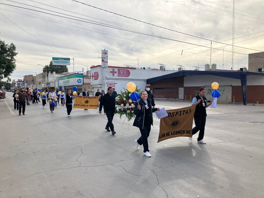 Peregrinaciones guadalupanas de trabajadores de Salud en Torreón 2023