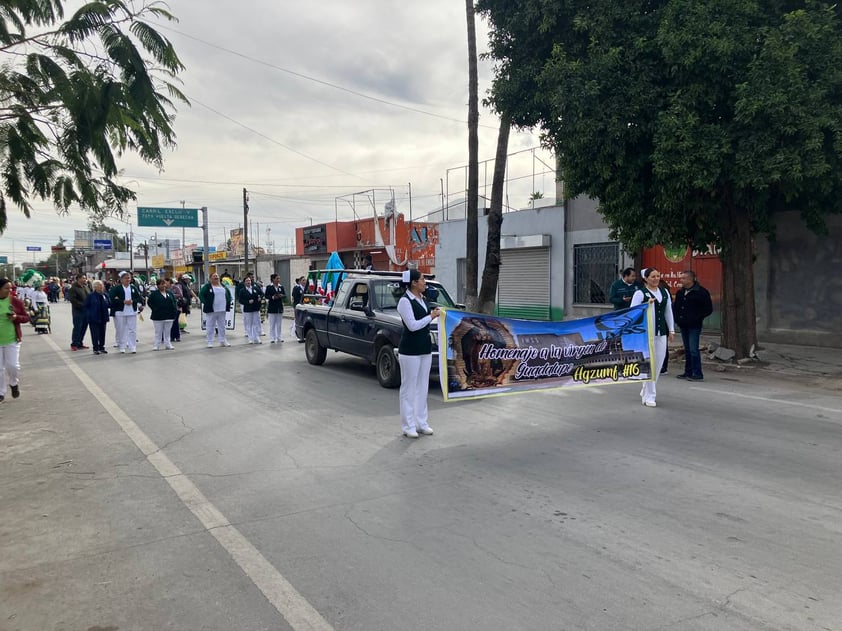 Peregrinaciones guadalupanas de trabajadores de Salud en Torreón 2023