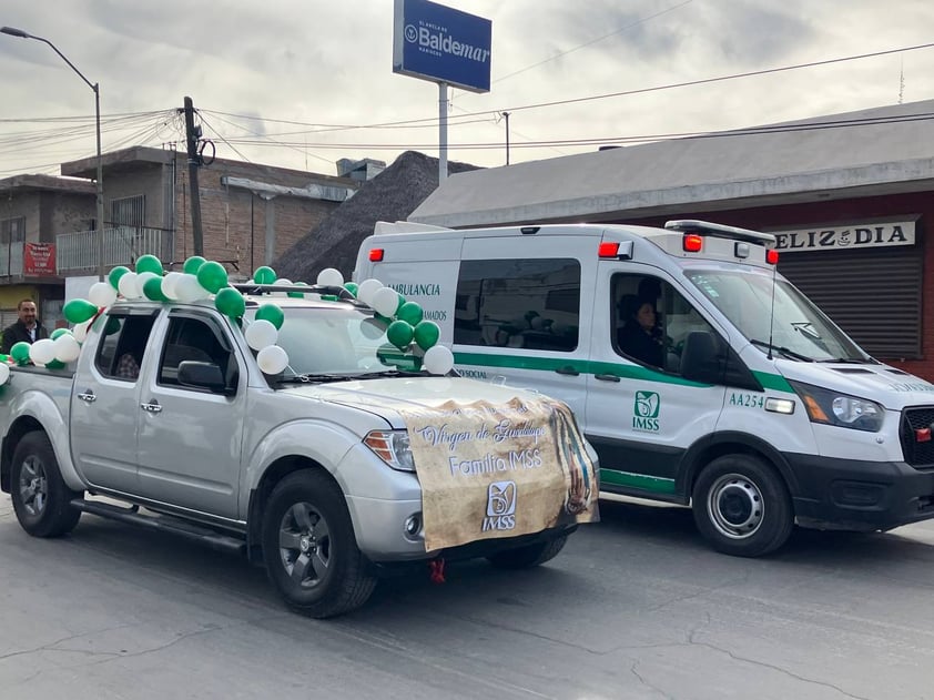 Peregrinaciones guadalupanas de trabajadores de Salud en Torreón 2023