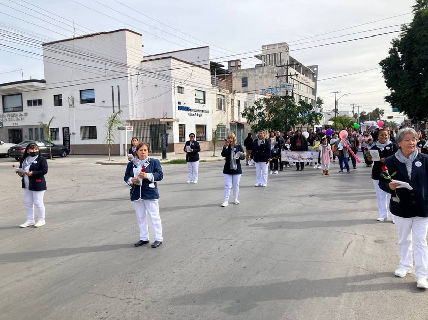 Peregrinaciones guadalupanas de trabajadores de Salud en Torreón 2023