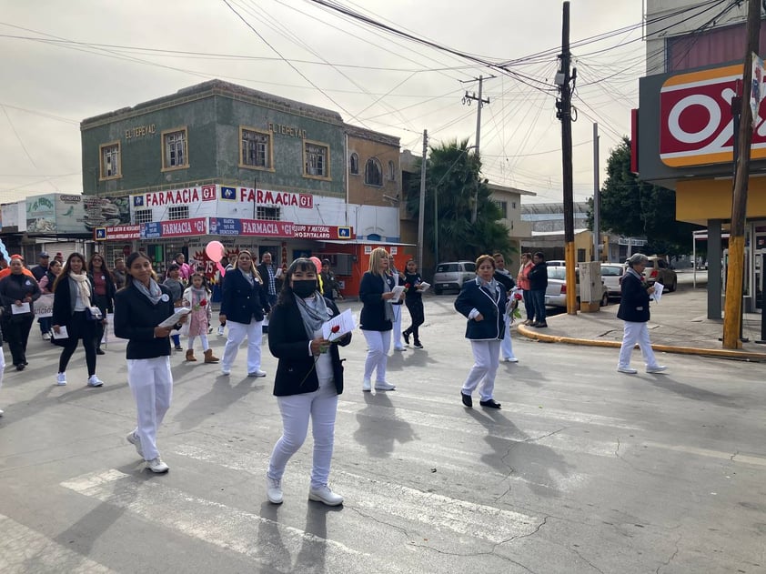 Peregrinaciones guadalupanas de trabajadores de Salud en Torreón 2023