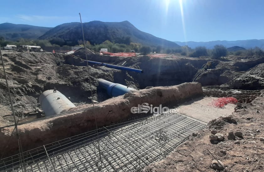 Obras de Agua Saludable previo a la visita de AMLO