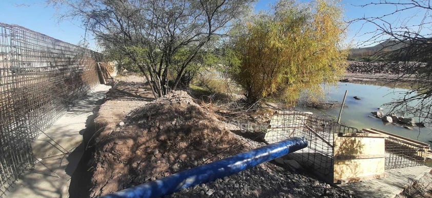 Obras de Agua Saludable previo a la visita de AMLO