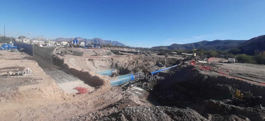 Obras de Agua Saludable previo a la visita de AMLO