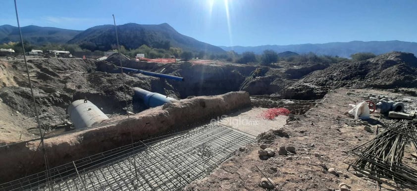 Obras de Agua Saludable previo a la visita de AMLO