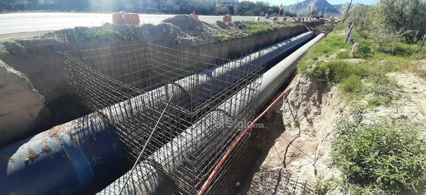 Obras de Agua Saludable previo a la visita de AMLO