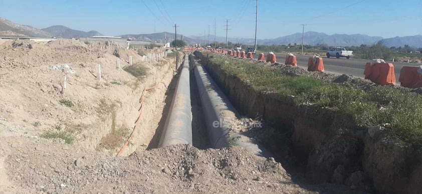 Obras de Agua Saludable previo a la visita de AMLO