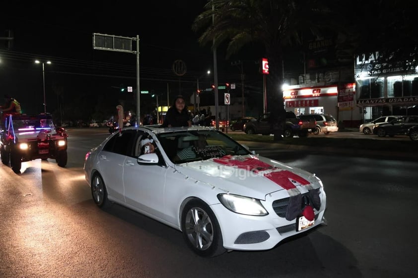 Tercera Caravana Lagunera Navideña recorre Lerdo, Gómez Palacio y Torreón