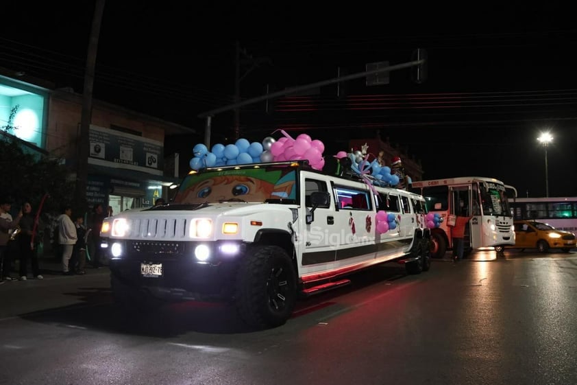 Tercera Caravana Lagunera Navideña recorre Lerdo, Gómez Palacio y Torreón