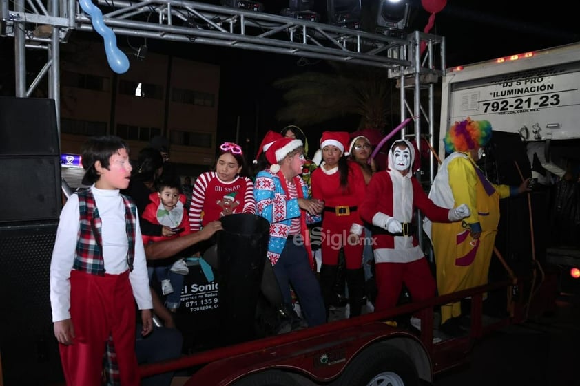 Tercera Caravana Lagunera Navideña recorre Lerdo, Gómez Palacio y Torreón