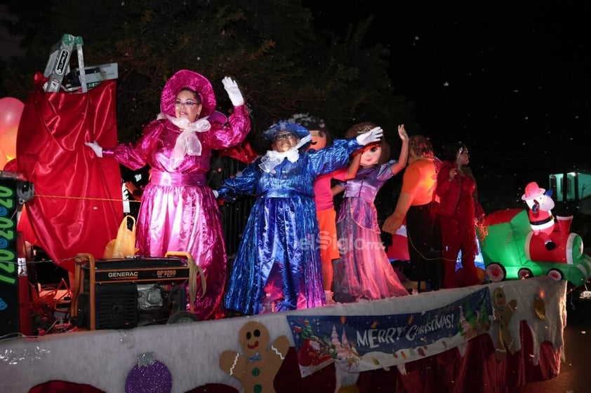 Tercera Caravana Lagunera Navideña recorre Lerdo, Gómez Palacio y Torreón