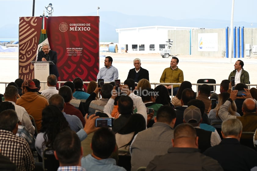 No quedarán obras inconclusas, asegura López Obrador en arranque de primera etapa de Agua Saludable