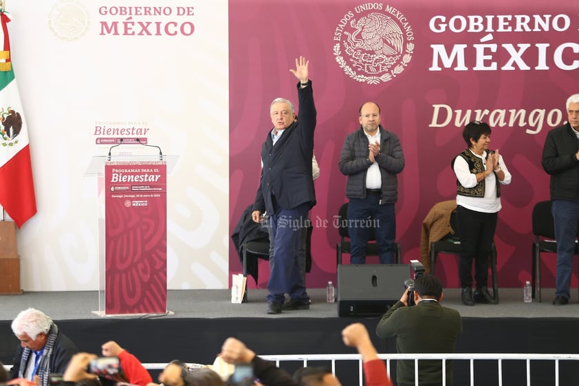 En su visita a la capital de Durango, la primera desde que llegó a la Presidencia de México, Andrés Manuel López Obrador anunció una serie de acciones y apoyos para esta entidad.