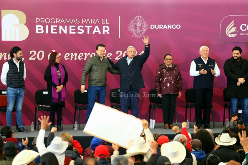 En su visita a la capital de Durango, la primera desde que llegó a la Presidencia de México, Andrés Manuel López Obrador anunció una serie de acciones y apoyos para esta entidad.