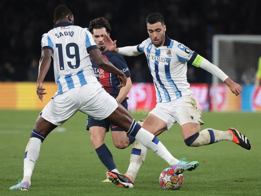 PSG vence 2-0 a la Real Sociedad en la Champions League