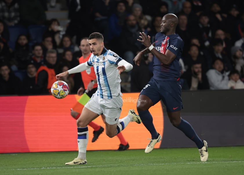 PSG vence 2-0 a la Real Sociedad en la Champions League