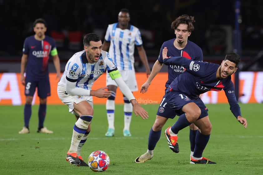 PSG vence 2-0 a la Real Sociedad en la Champions League