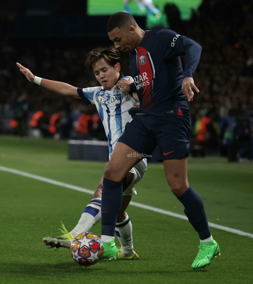 PSG vence 2-0 a la Real Sociedad en la Champions League