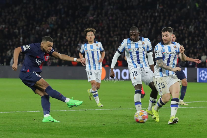 PSG vence 2-0 a la Real Sociedad en la Champions League