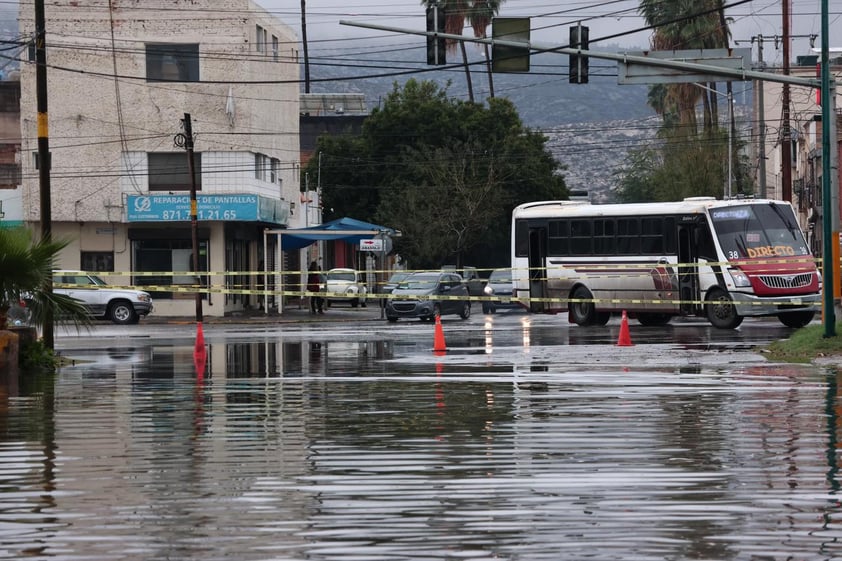 Lluvias dejan inundaciones en varios puntos de Torreón