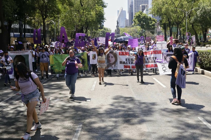 Marcha del 8M en CDMX 2024