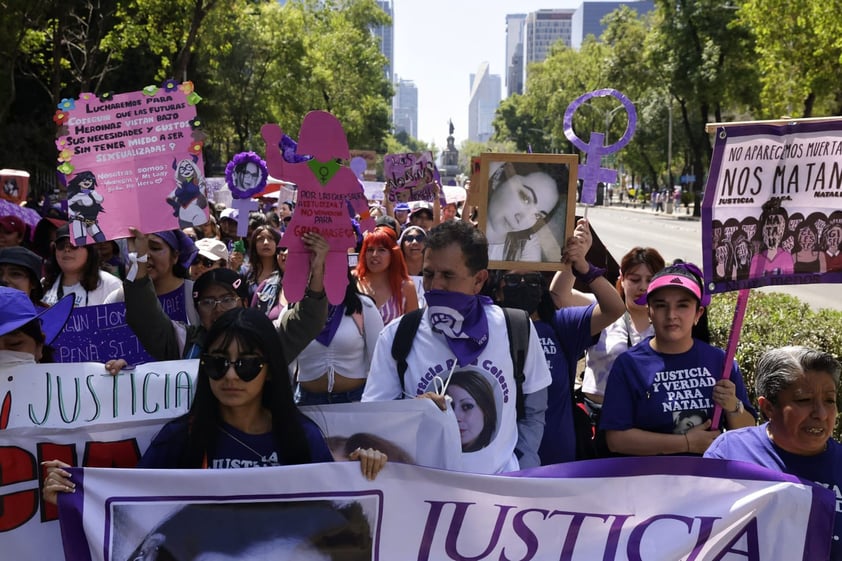 Marcha del 8M en CDMX 2024