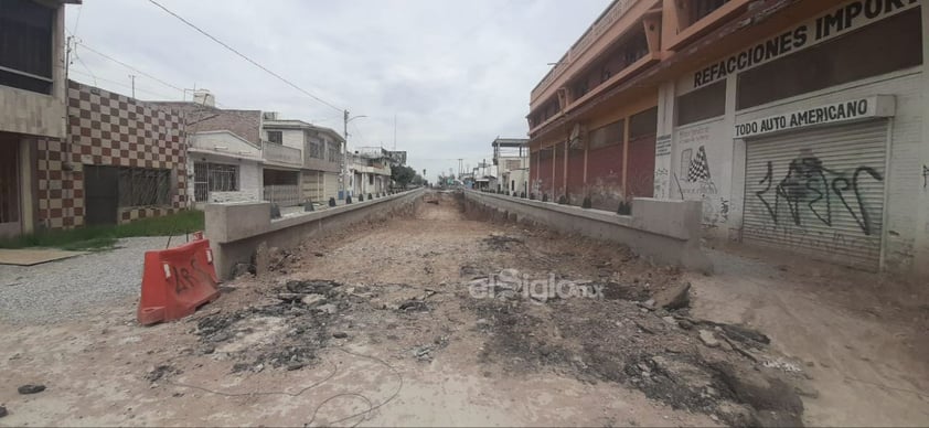 Obra del desnivel 5 de Mayo de Gómez Palacio no terminará en marzo