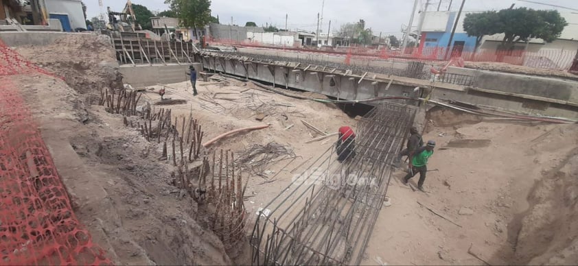 Obra del desnivel 5 de Mayo de Gómez Palacio no terminará en marzo