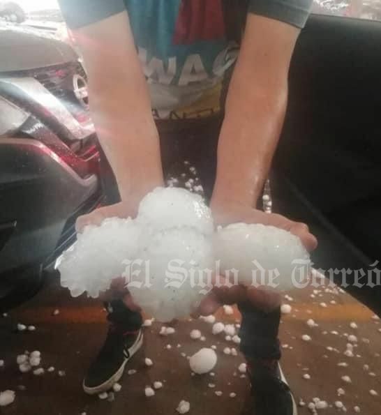 Reportan daños en la Región Carbonífera de Coahuila por granizo del tamaño de una pelota de golf