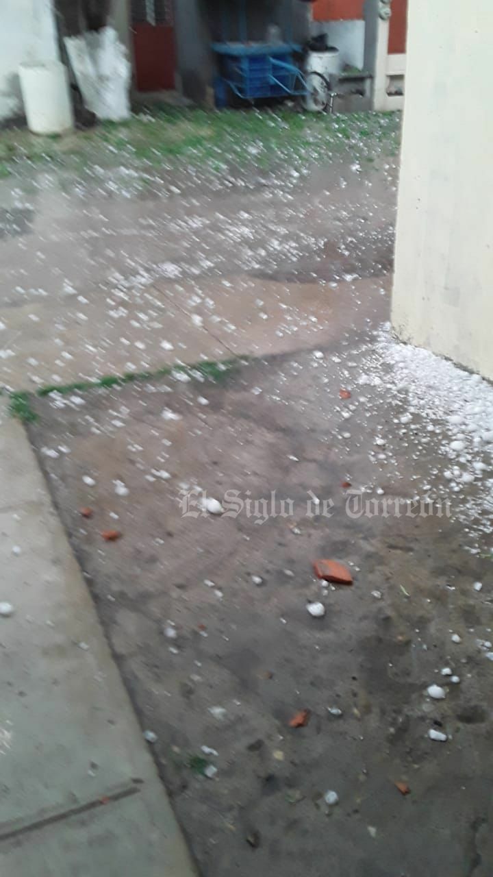 Reportan daños en la Región Carbonífera de Coahuila por granizo del tamaño de una pelota de golf