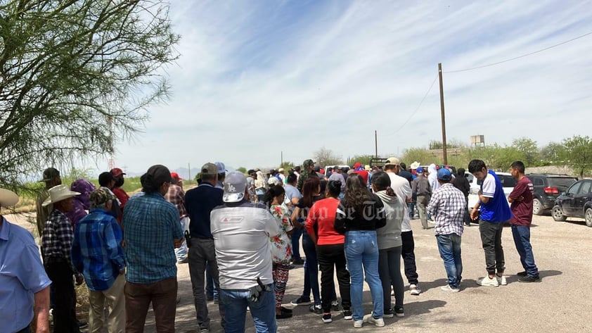 Conflicto en módulos de riego genera movilización