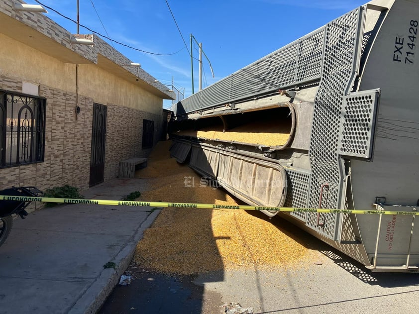 Se descarrila el tren frente a la colonia Carrillo Puerto de Gómez Palacio