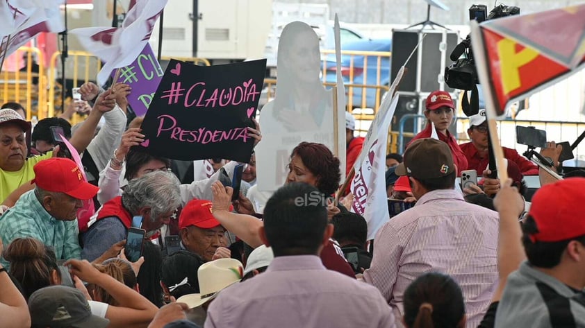 Mitín de Claudia Sheinbaum en Torreón