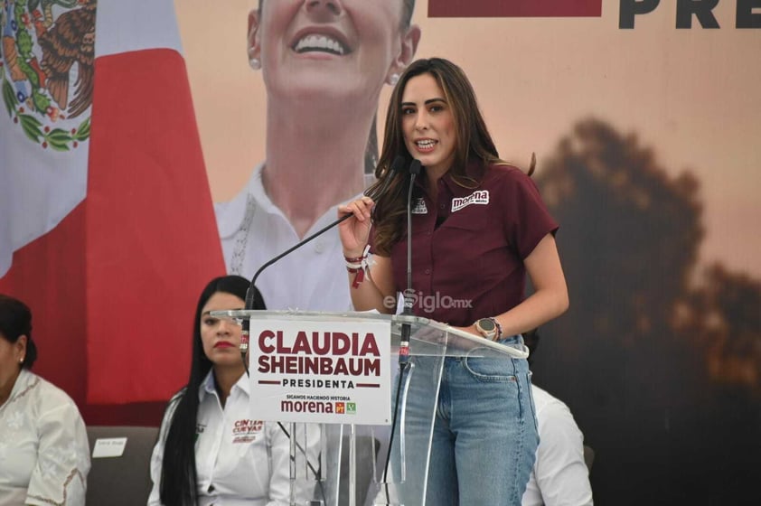 Mitín de Claudia Sheinbaum en Torreón