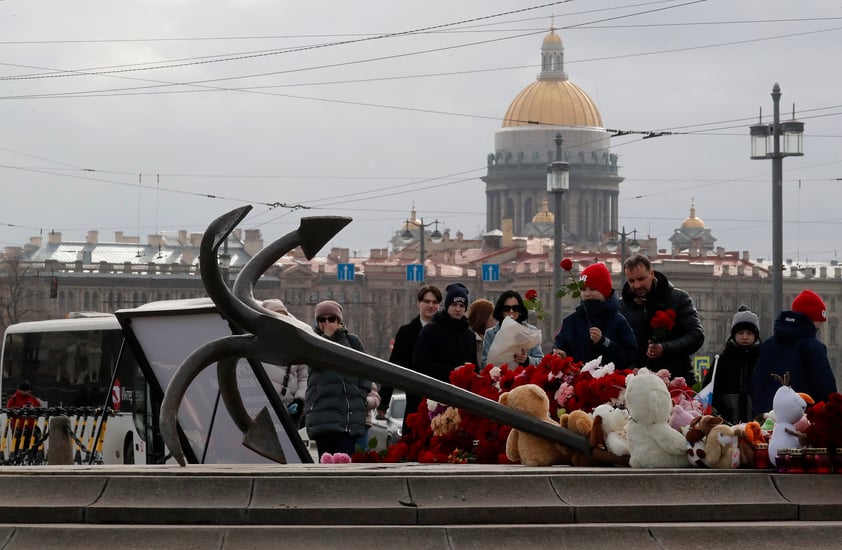 Rusia llora a víctimas tras atentado del Estado Islámico en el Crocus City Hall